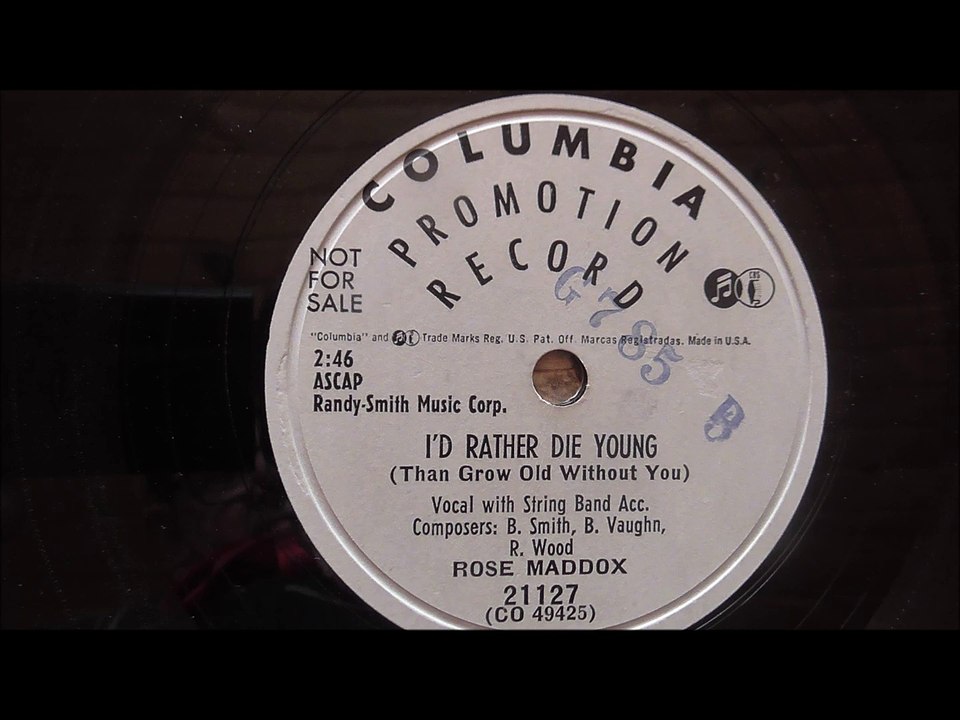 ROSE MADDOX COLUMBIA 21127 ....1953
