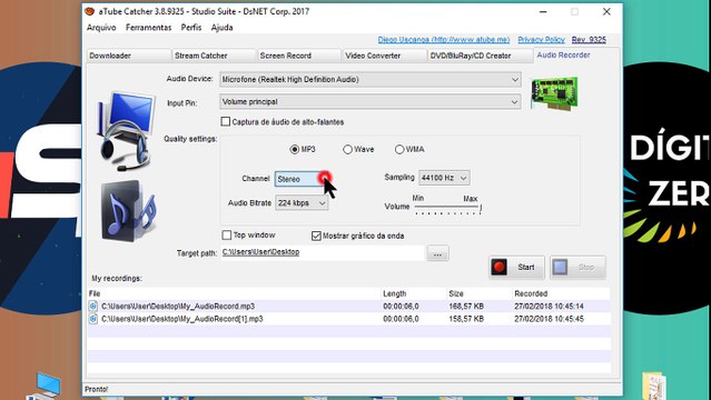 COMO FAZER NARRAÇÃO OU GRAVAR VOZ COM ATUBE CATCHER