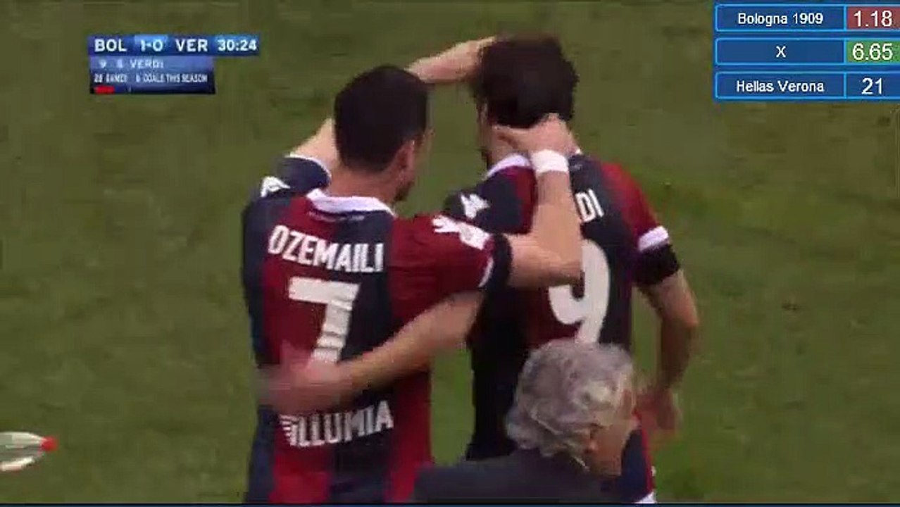 Simone Verdi Super Free-Kick Goal HD - Bologna 1-0 Hellas Verona 15.04.2018