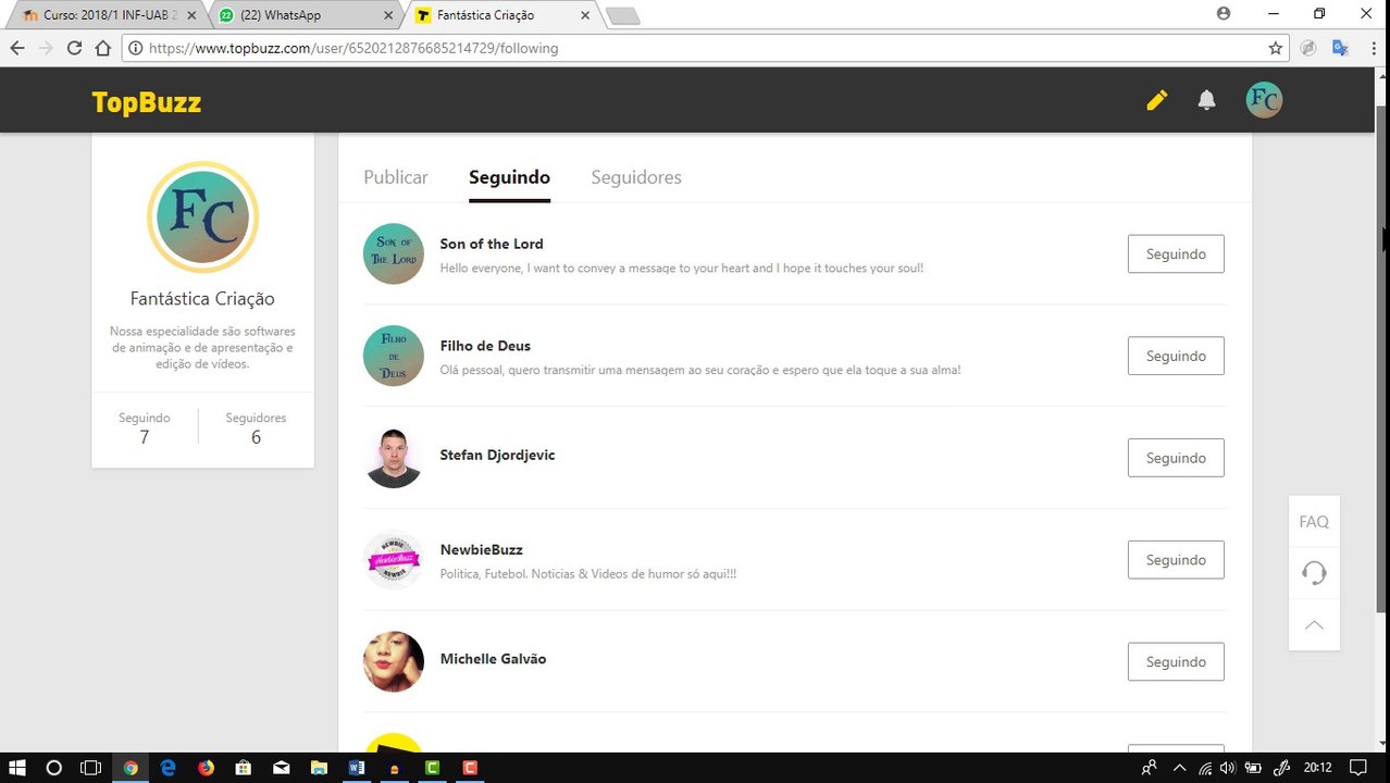 COMO SABER QUEM SÃO SEUS SEGUIDORES NO TOPBUZZ