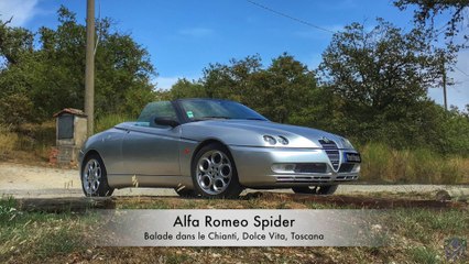 Alfa Romeo Spider, Dolce Vita en Toscane!
