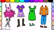 Learn How To Draw Cute Outfits | Easy Drawing And Coloring For Kids | Fun Learning Video