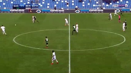Matteo Politano  Goal HD -Sassuolo	2-1	Benevento 15.04.2018