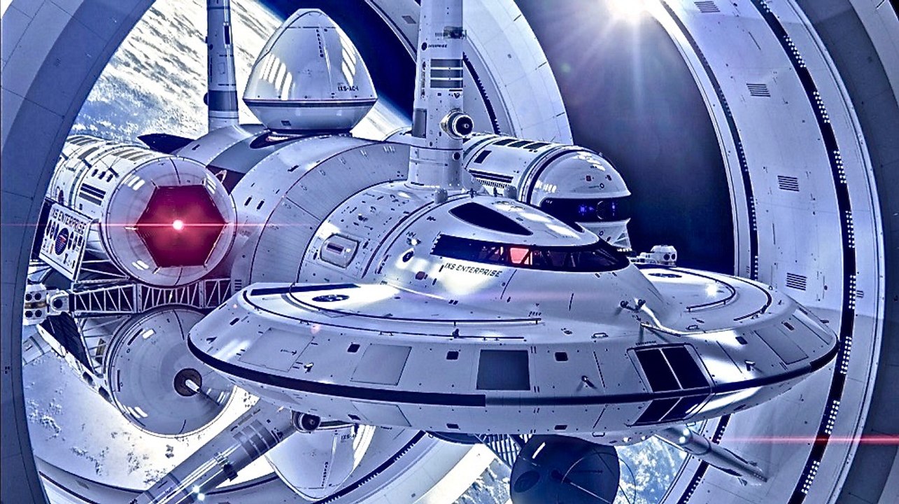 NASA's Warp Speed Starship Prototype - The IXS Enterprise - video ...