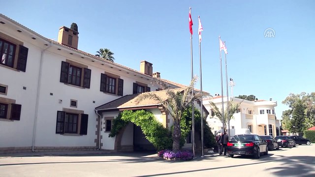 KKTC Cumhurbaşkanı Akıncı, Başbakan Yardımcısı Çavuşoğlu'nu kabul etti - LEFKOŞA