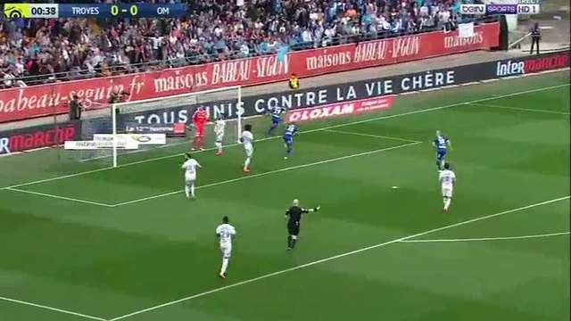 Samuel Grandsir Goal HD - Troyes 1 - 0 Marseille - 15.04.2018 (Full Replay)