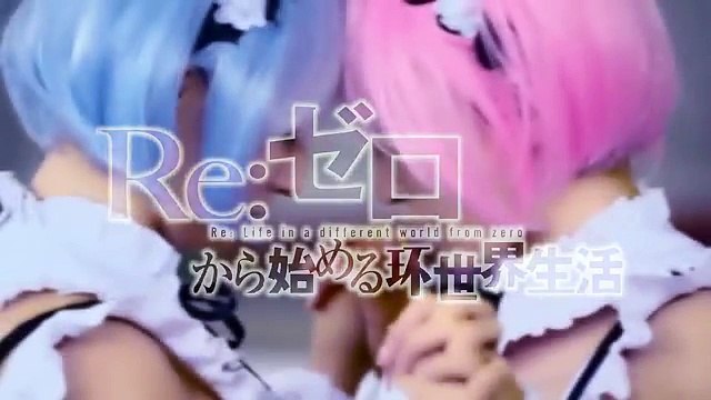 [Cosplay Ram & Rem Re: Zero Kara Hajimeru Isekai Seikatsu] Awesome Cosplay Perform