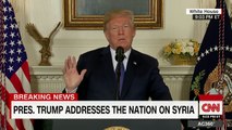 Trump- US, France and UK launch strikes on Syria