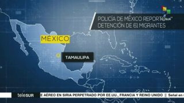 Detienen a 61 migrante centroamericanos en el noroeste de México