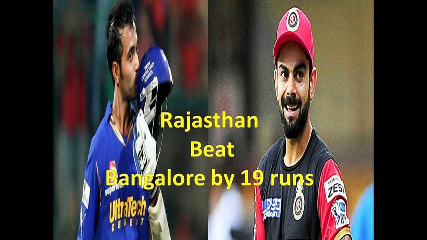 IPL 2018 Match 11  RCB vs RR  Live Streaming Match Video & Highlights  15 April 2018