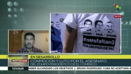 Inicia búsqueda de los cuerpos de periodistas ecuatorianos