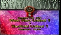 West Ham United - Sheffield United 21-12-1991 Division One