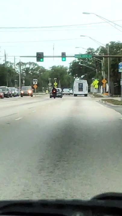 Driver Crashes into Motorcycle During Sasasota Road Rage