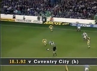 Manchester City - Coventry City 18-01-1992 Division One