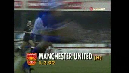 Arsenal - Manchester United 01-02-1992 Division One