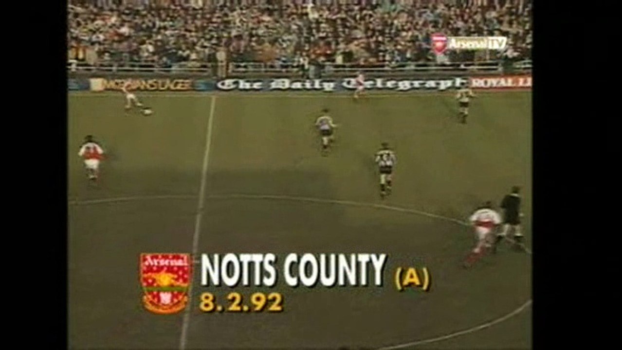 Notts County - Arsenal 08-02-1992 Division One