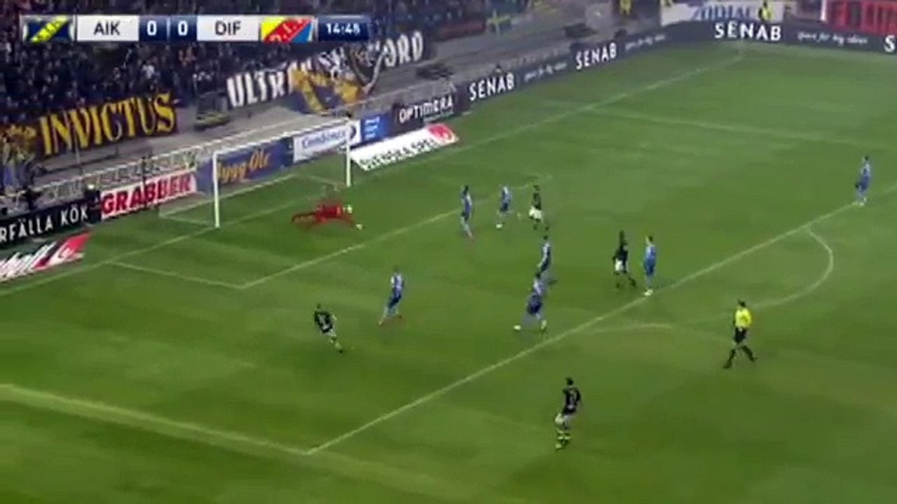 AIK 1:0 Djurgardens (Sweden. Allsvenskan. 15 April 2018)
