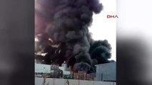 Sakarya'da Mobilya Fabrikasında Yangın