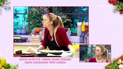 Elifin, Haticeye yardımı sert tepki gördü! Gelinim Mutfakta 24. Bölüm