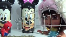 Dora Aventureira Baby Copos Surpresas Disney com Massinha Play Doh. Aprendendo Cores Em Portugues