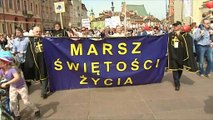Марш против абортов в Варшаве
