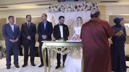 İçişleri Bakanı Soylu, Nikah Şahitliği Yaptı
