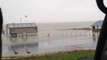 Strong Winds Over Lake Erie Cause Port Clinton Flooding