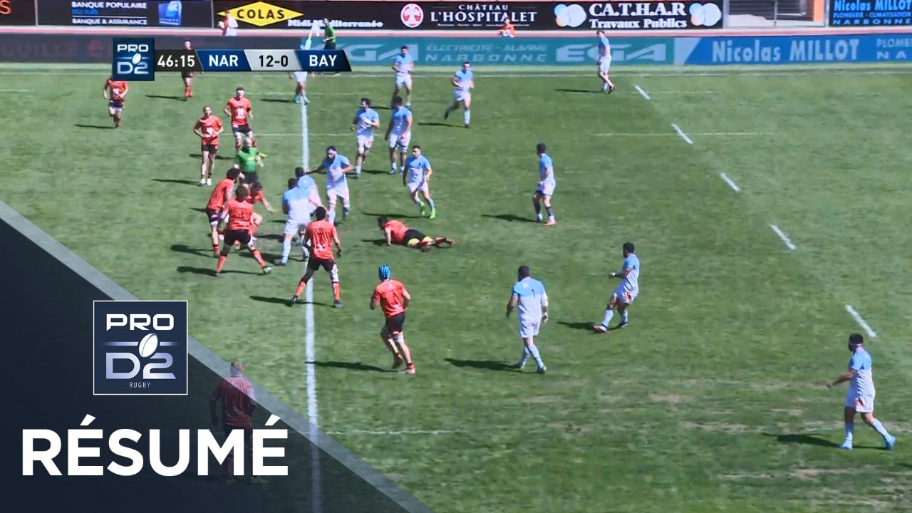PRO D2 - Résumé Narbonne-Bayonne: 26-21 - J30 - Saison 2017/2018