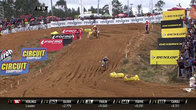 Antonio Cairoli passes Romain Febvre - MXGP of Portugal Race 1 2018