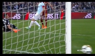 Edin Dzeko Hits the POST HD Lazio 0-0 Roma 15.04.2018