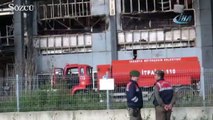 Sakarya’da mobilya fabrikası yangında küle döndü