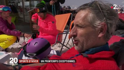 Sports d'hiver : une neige de printemps exceptionnelle