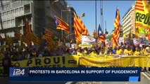 i24NEWS DESK | Protests in Barcelona in support of Puigdemont | Sunday, April 15th 2018