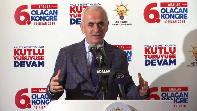 AK Parti Adalar 6. Olağan Kongresi - AK Parti Genel Başkan Yardımcısı Kaya - İSTANBUL
