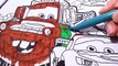 Disney Pixar Cars 3 Drawing and Coloring Page | Cars 3 Lightning McQueen Disney Colorpage