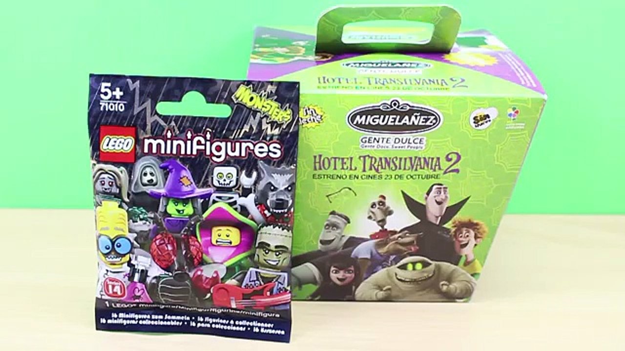 Caja Sorpresa de chuches Hotel Transilvania 2 | LEGO Minifigure - Sobre Sorpresa minifigura Monsters