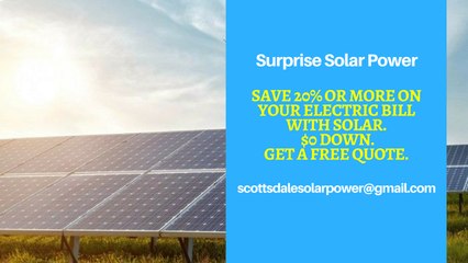 Affordable Solar Energy Surprise - Surprise Solar Energy Costs