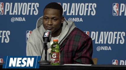 Terry Rozier On His Late Three Pointer Vs. Milwaukee