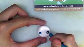 Tutorial : How to make cute chibi eyes with polymer clay