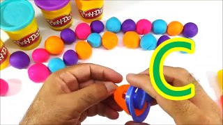 Learning Your Alphabet with Play Doh! Funny Learning ABC Party