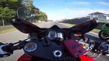 Yamaha Crossplane R1 & Suzuki GSX-R 1000, Circuit Zolder Snel - Track Day On Board