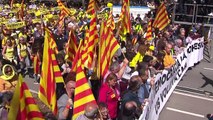 Milhares protestam contra prisão de separatistas catalães