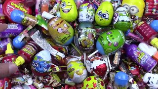 New Lollipops Surprise Eggs A lot of Candy Party in My Tummy & Learn Colors