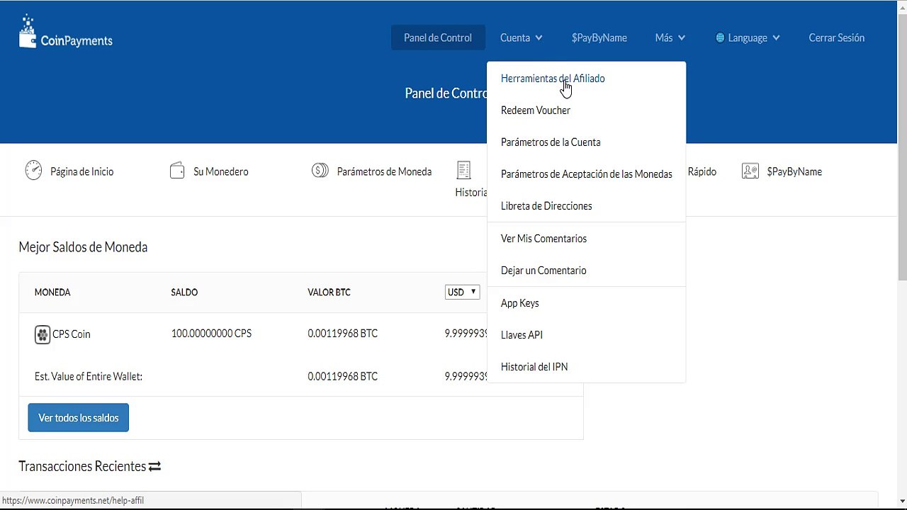 Gana 10 dolares con solo registrarte [CoinPayments regala su criptomoneda]