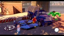 Video per i bambini su le macchine Lego e supereroi dei cartoni animati Atlas, Hulk, Dormammu
