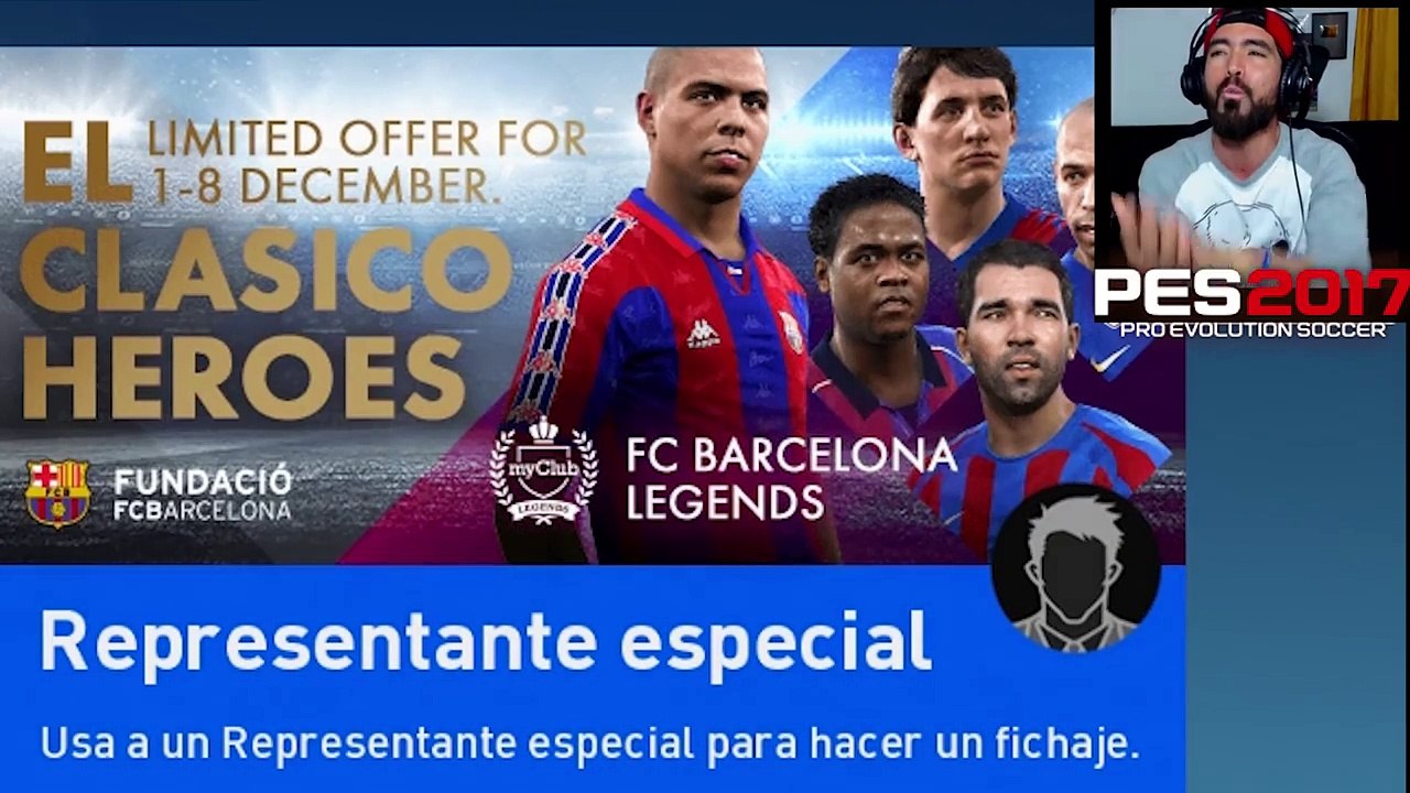 EL CLÁSICO - LEYENDAS DEL BARCELONA - PES 2017 MYCLUB