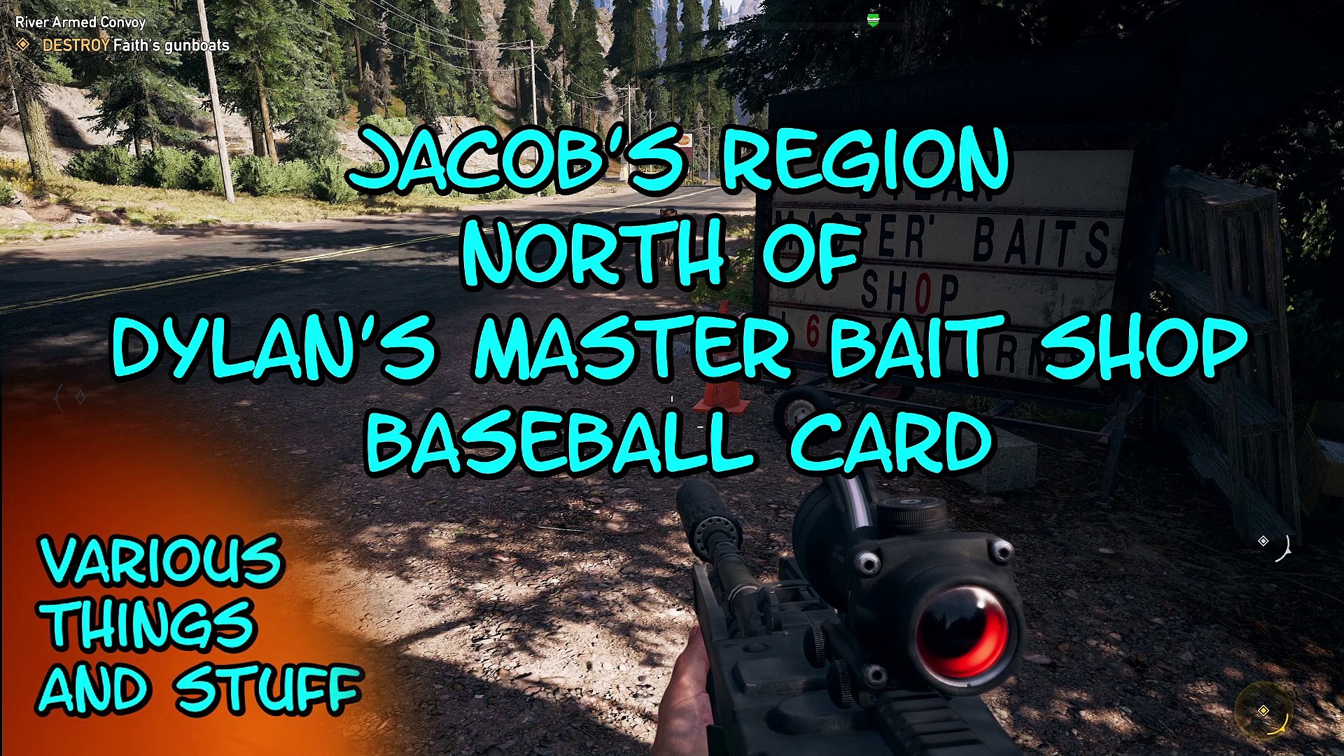 Far Cry 5 Jacob's Region North of Dylan's Master Bait Shop Baseball Card -  video Dailymotion