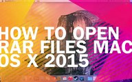How To Open RAR Files MAC OS X (June 13th 2017)