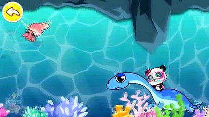 Download Video: Baby Panda Dinosaur Planet - Kids Learn About Dinosaurs - BabyBus Game for Toddlers