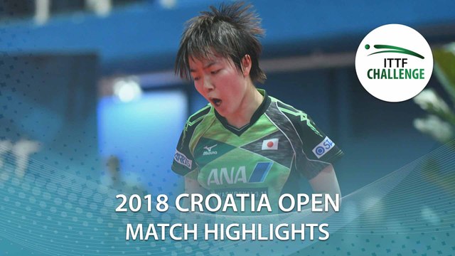 2018 Croatia Open Highlights I Saki Shibata vs Samara Elizabeta (Final)